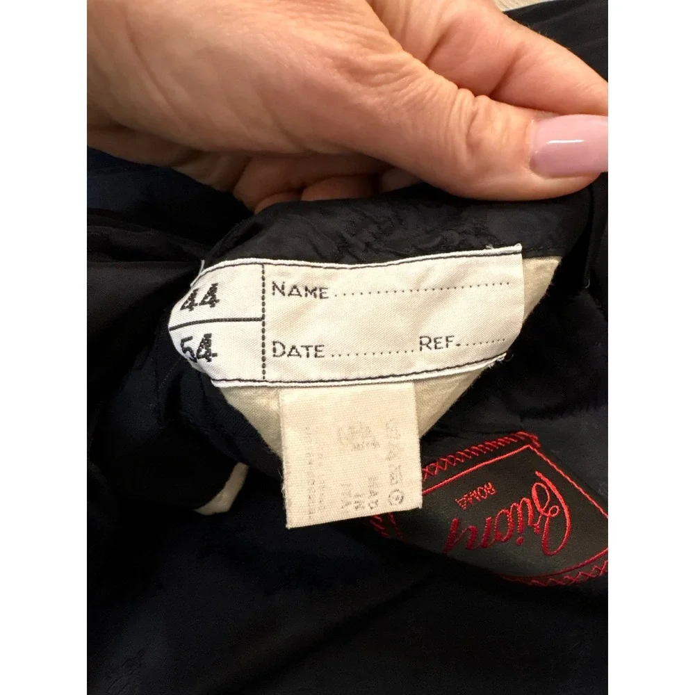 Brioni‎ Navy Pinstripe Double Breasted Blazer Sports Coat 44R Tiberio Flaminio